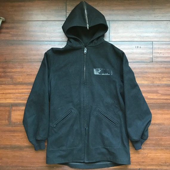 80's Vintage Wool Cadet Parka Mens Large
