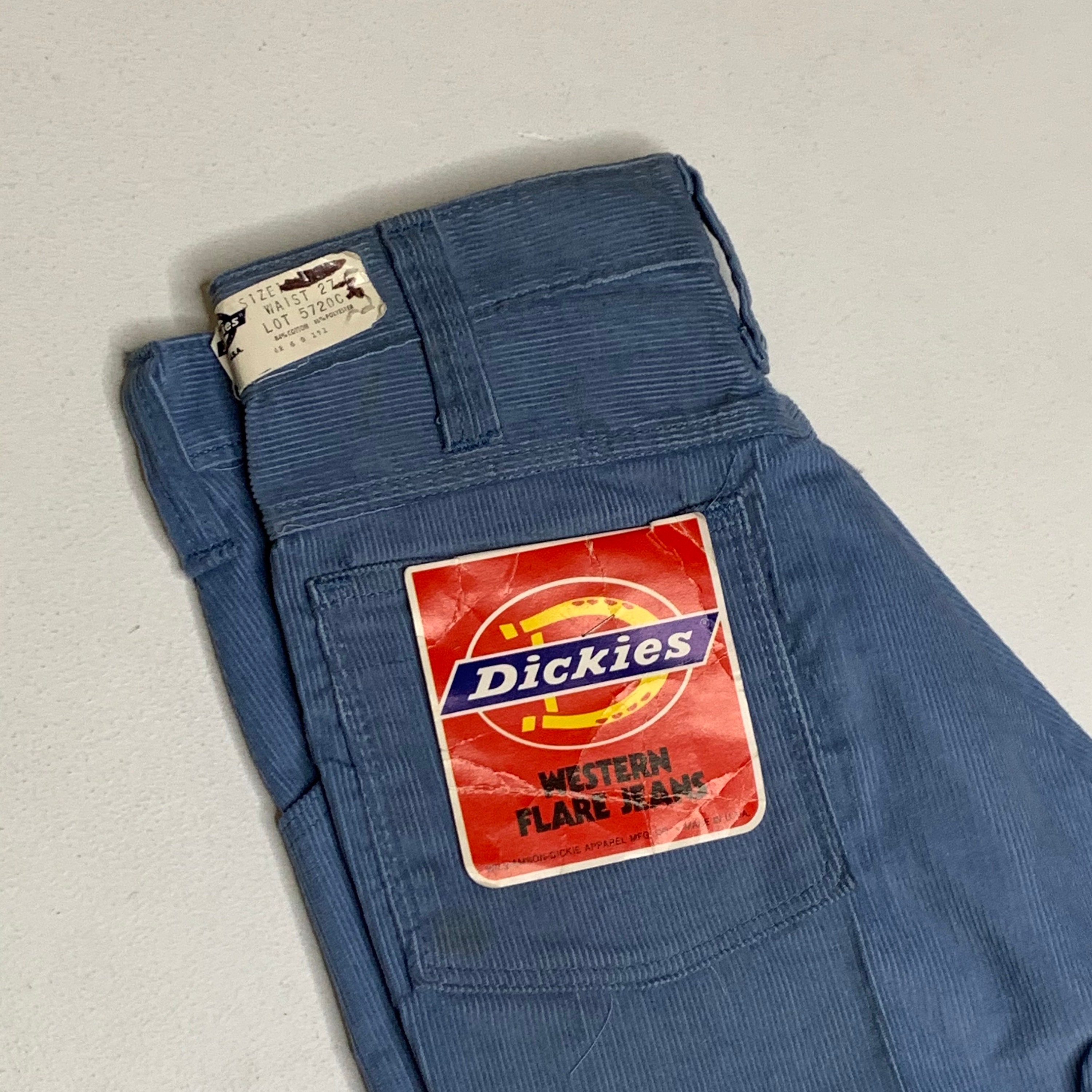 1970's Vintage Dickies Old Stock Corduroy Flare Pants Boot - Etsy