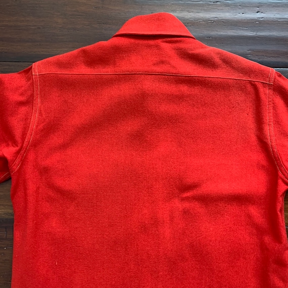 1940's Vintage Pendleton Work Shirt Distressed Su… - image 10