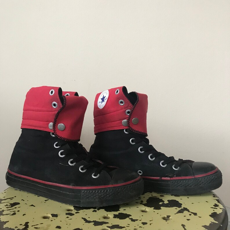 black high top converse 5.5