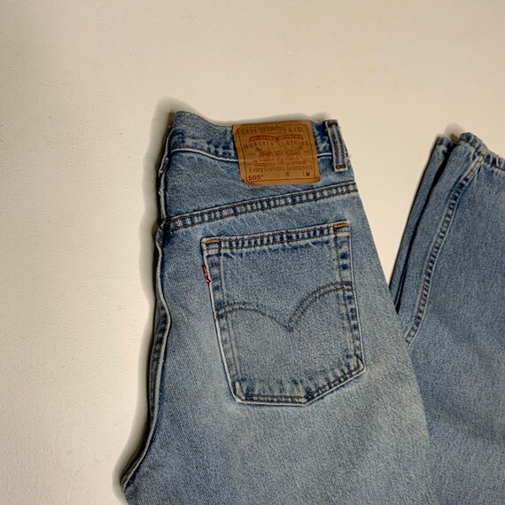 1990's Vintage levis 505 Slim Fit Jr Denim Jeans … - image 2