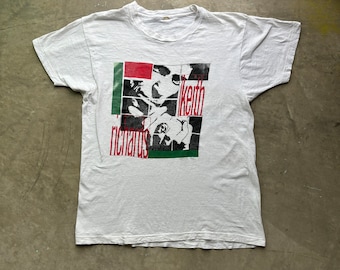 Keith Richards 激レアTシャツ Hanes Lサイズ KEITH RICHARDS T-shirt by Pop Artist Adam Turkel Before They Make