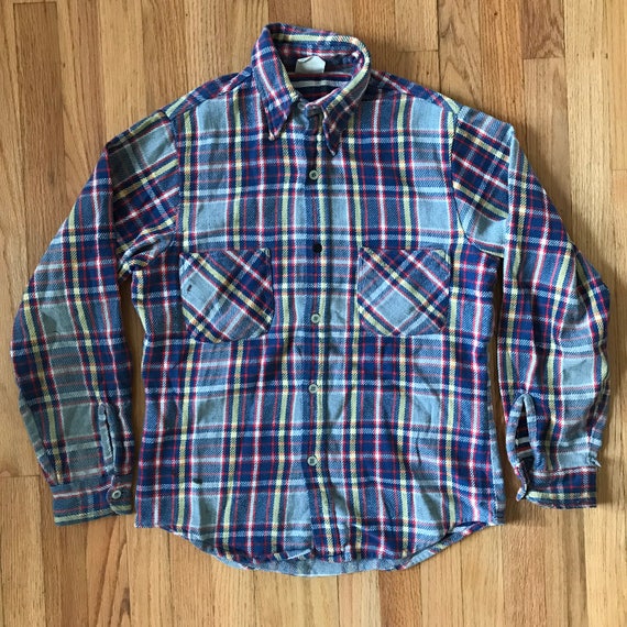 トップス 90s BIG MAC vintage cotton flannel shirt 90's Big Mac Cotton Plaid Shirt Mens Medium - Etsy