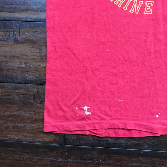 1970's Vintage USMC crest t shirt Screen Stars XL - image 6