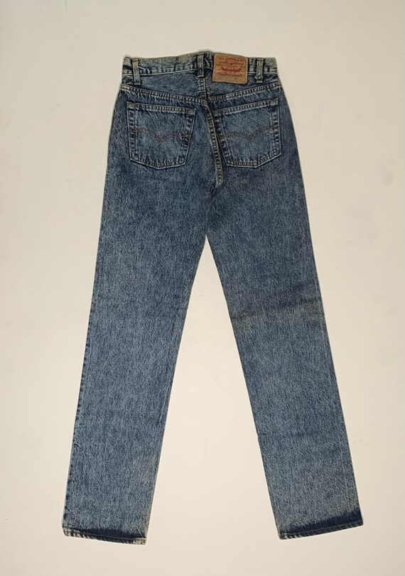 1990's Vintage Levis 501 Acid Wash Denim Jeans Ol… - image 3