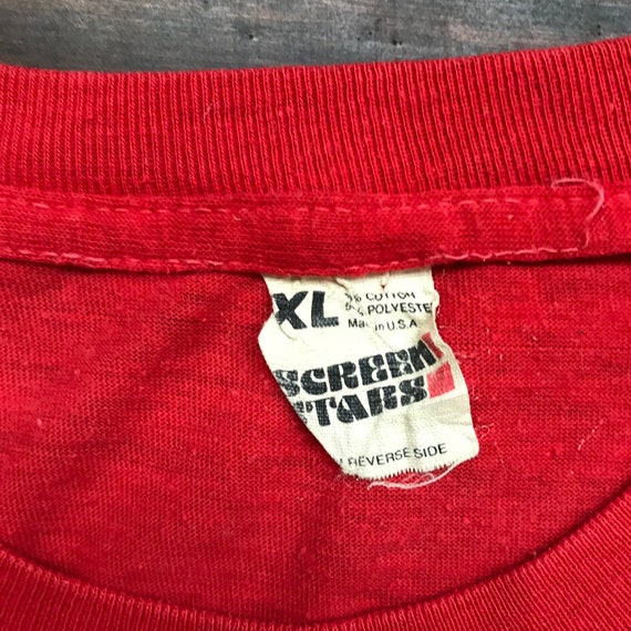 1970's Vintage USMC crest t shirt Screen Stars XL - image 7