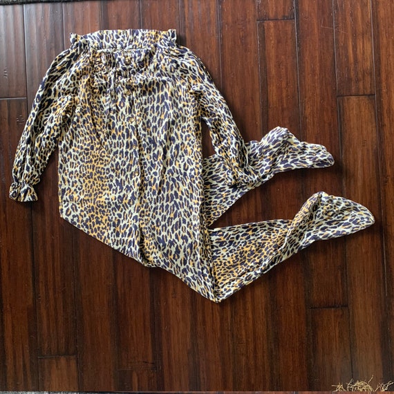 1950's Penneys Leopard Onsie Adult Halloween Costu