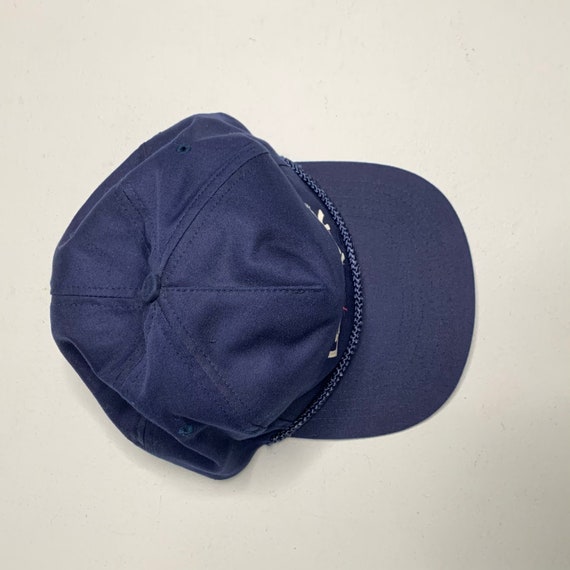 1990's Lo Jack Promotional Snap Back Hat Blue - image 5