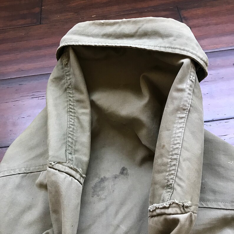 1940/'s Vintage M43 Cold Weather jacket distressed Mens L