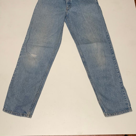 1980's Vintage Levis 550 Stone Wash Denim Jeans B… - image 4