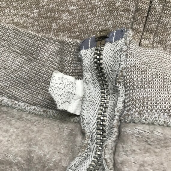 1970 ' s Tri mélange brun chiné plein deux ton plein chiné zip Sweat à capuche M-L 343786 1970 ' s Tri mélange brun chiné plein deux ton plein chiné zip Sweat à capuche M-L 343786