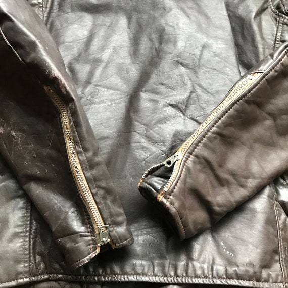 1970's Vintage Beaux Breed cafe racer jacket  38 - image 9