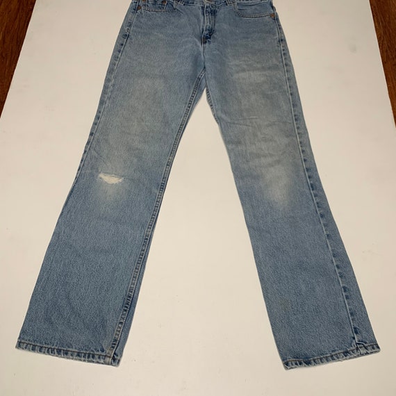 1990's Vintage levis 505 Slim Fit Jr Denim Jeans … - image 4