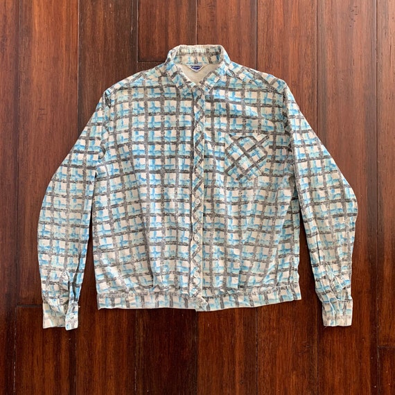 1950's Vintage Womens Cotton Flannel Shirt by Kerr
