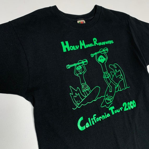 2001 Vintage Holy Modal Rounders California Tour Shir… Gem