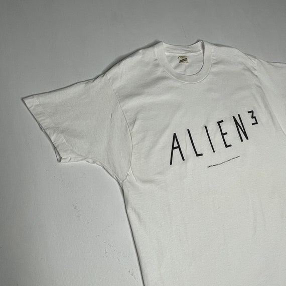 1990's Vintage Alien 3 Promo Shirt XL White - image 2
