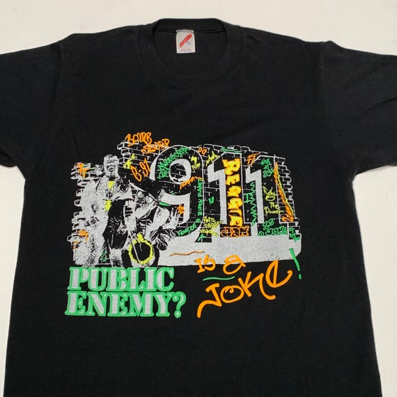 1990's Vintage Public Enemy Fear Of A Black Plane… - image 2