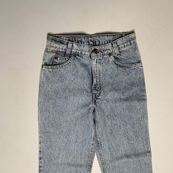 1980's Vintage Levis 550 Student Denim Jeans Acid… - image 5