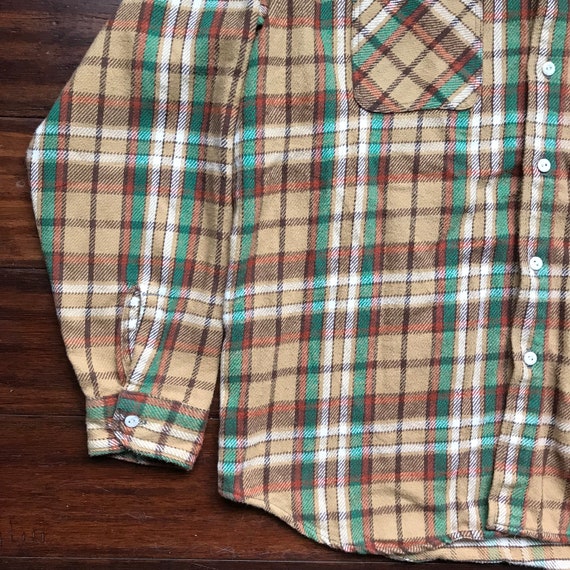1970 ' s Vintage Big Big Vintage Mac coton Work shirt Extra haut Mens XL USA 777881 1970 ' s Vintage Big Big Vintage Mac coton Work shirt Extra haut Mens XL USA 777881