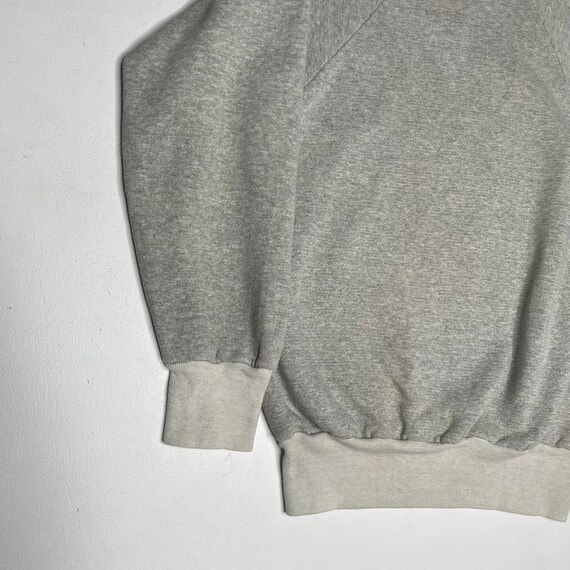 1970's Two Tone Heather Gray Sweatshirt Medium Di… - image 3