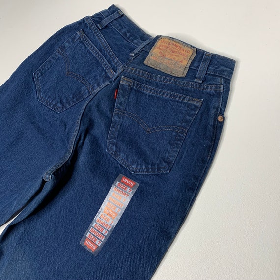 1990's Vintage Deadstock Levis 501 Short Overdye … - image 4