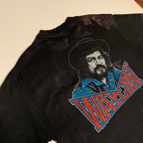 1980's Waylon Jennings Test Print Pocket T shirt … - image 7