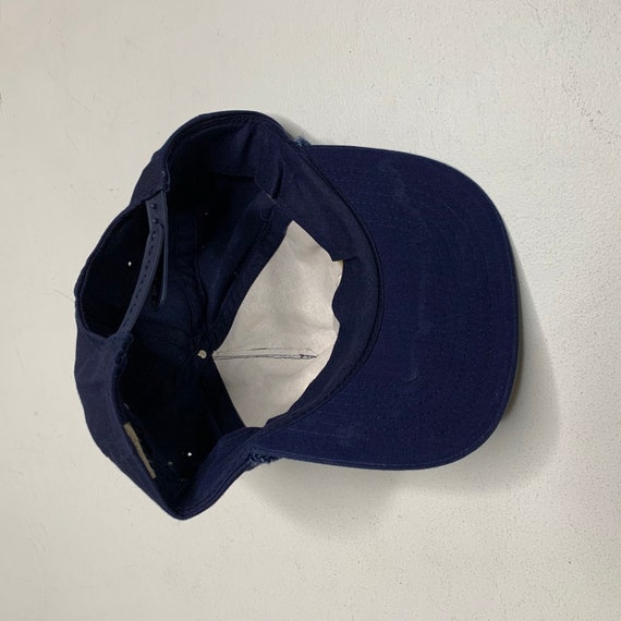 1990's Lo Jack Promotional Snap Back Hat Blue - image 4