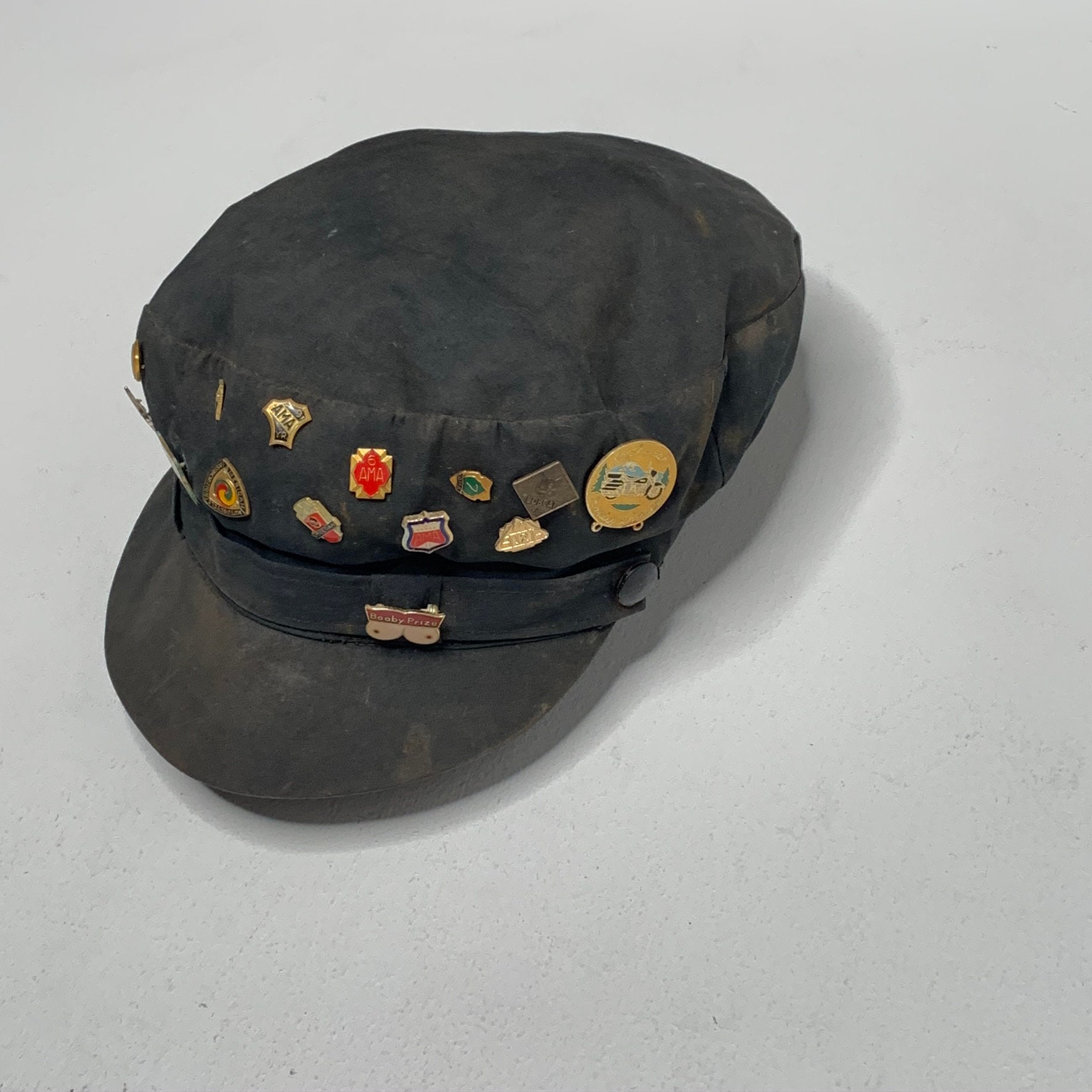 1950's Motorcycle Riding Cap Harley Davidson W/ AMA Pins Etsy Singapore