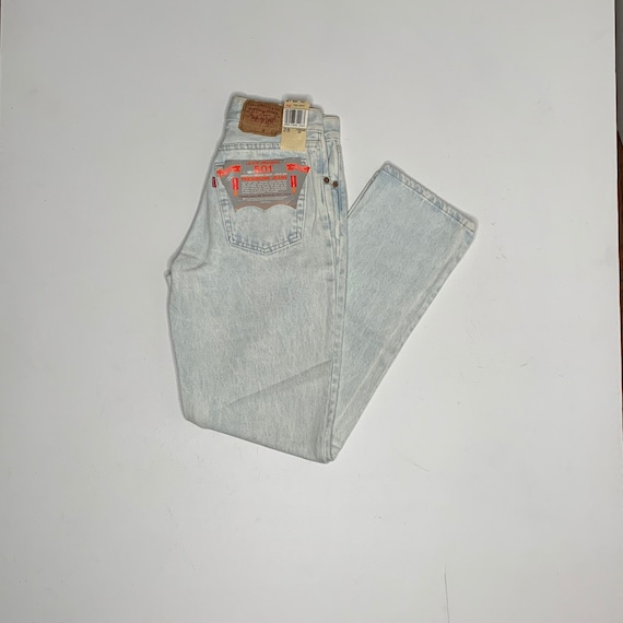 1990's Vintage Levis 501 Denim Jeans New With Tag… - image 1