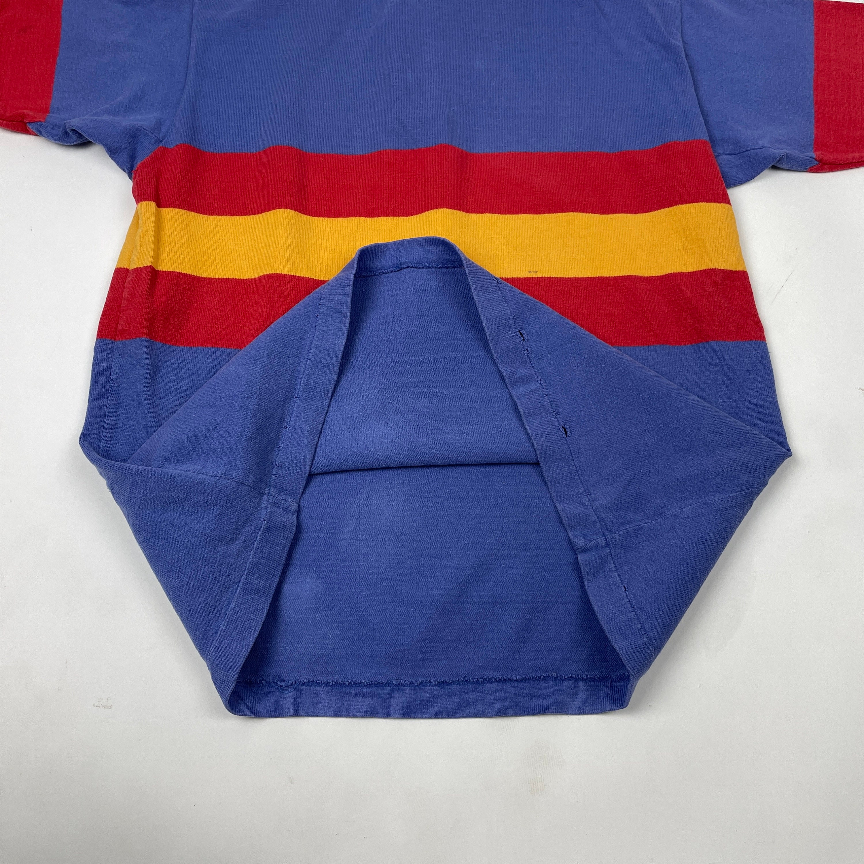 1970's Patagonia Big Label Rugby Shirt in Primary Colors