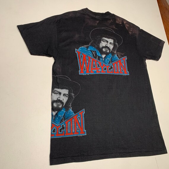 1980's Waylon Jennings Test Print Pocket T shirt … - image 6