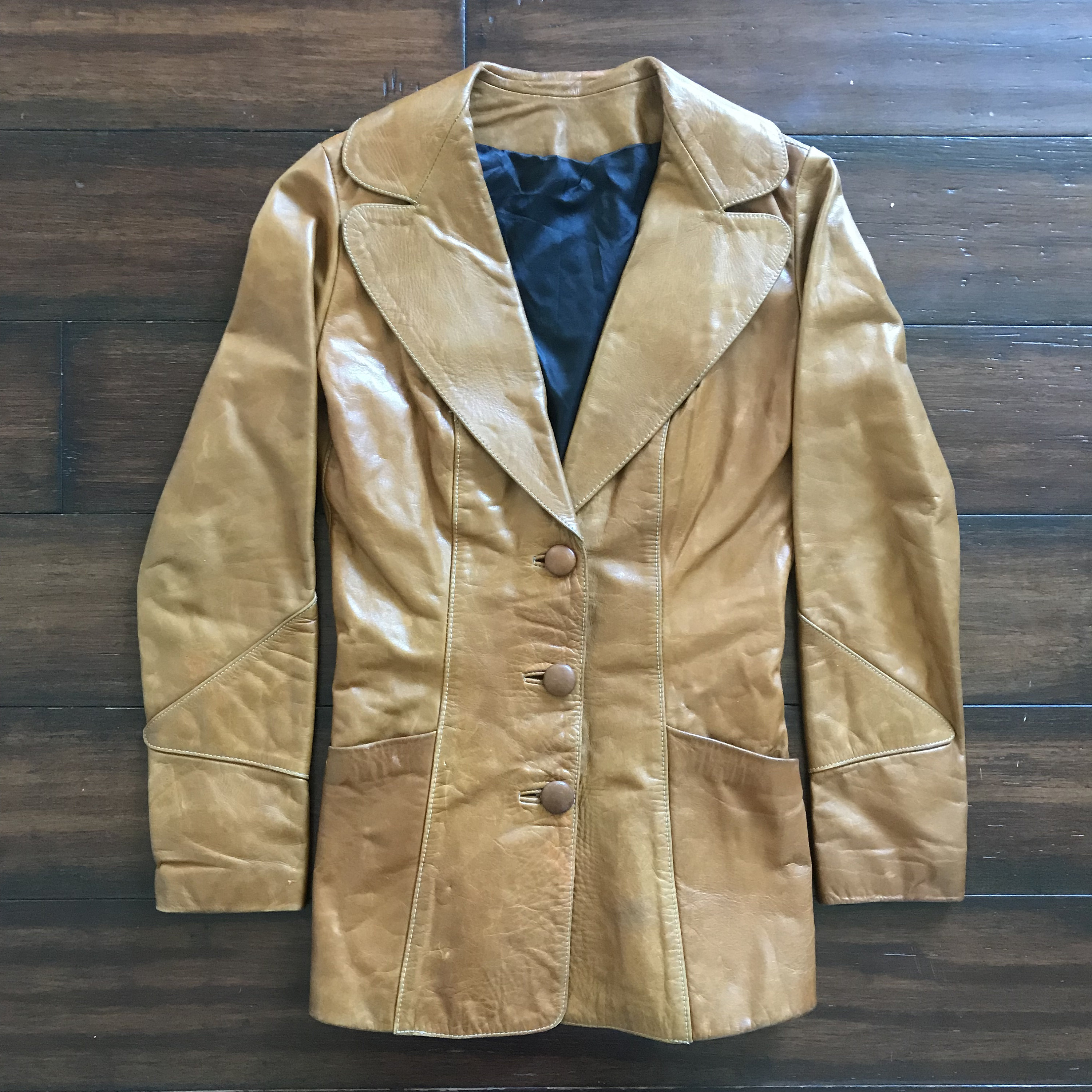 Char Leather Jacket - Etsy