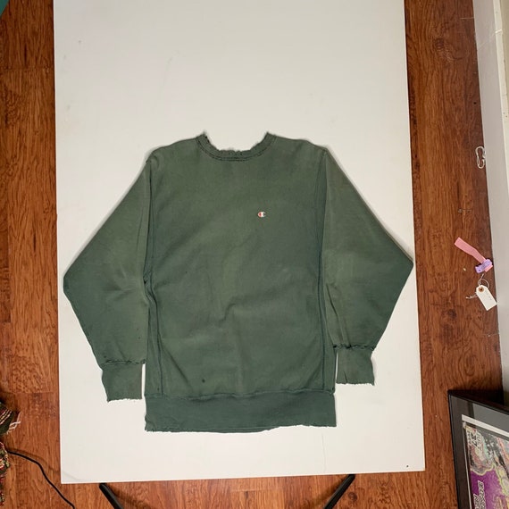 1990's Vintage Distressed Sun Faded Champion Rever