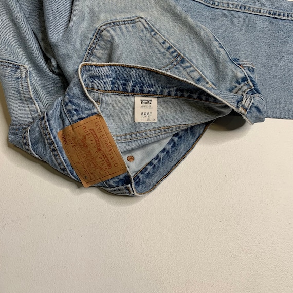 1990's Vintage levis 505 Slim Fit Jr Denim Jeans … - image 9