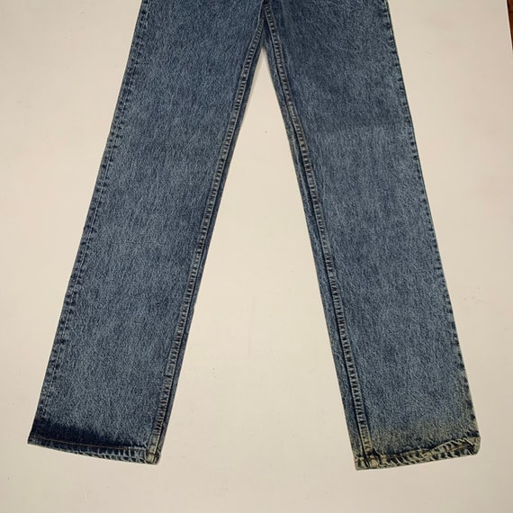 1990's Vintage Levis 501 Acid Wash Denim Jeans Ol… - image 5