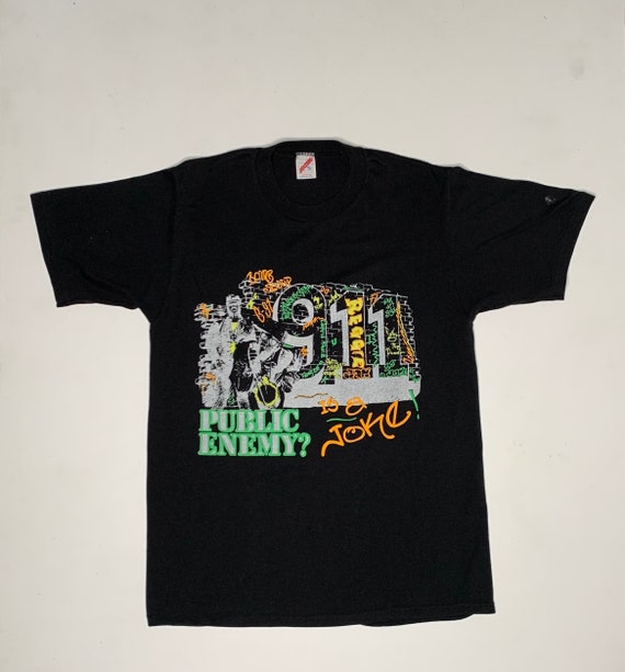 1990's Vintage Public Enemy Fear Of A Black Plane… - image 1