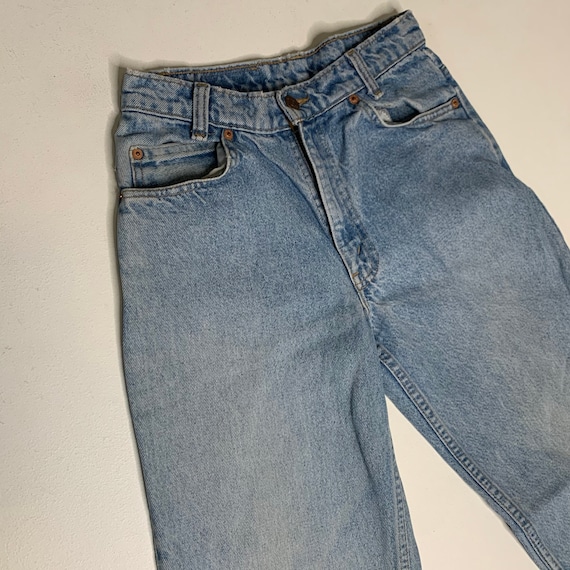 1980's Vintage Levis 550 Stone Wash Denim Jeans B… - image 5