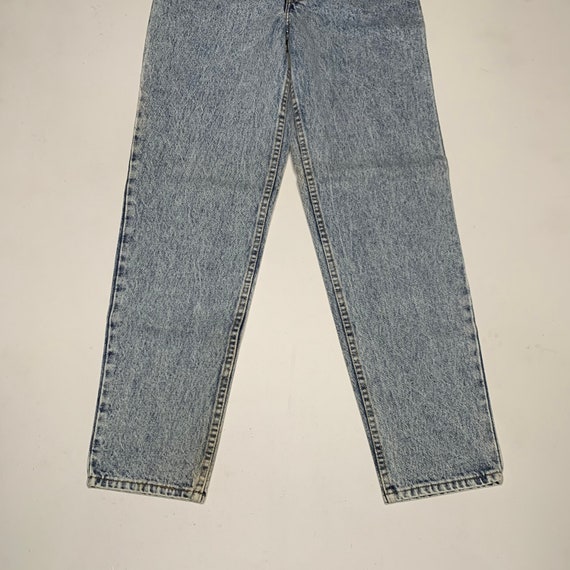 1980's Vintage Levis 550 Student Denim Jeans Acid… - image 4