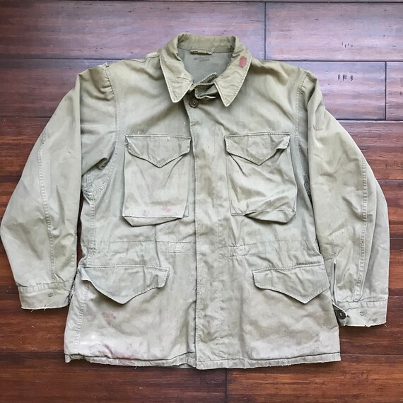 1940's Vintage M43 Cold Weather jacket distressed
