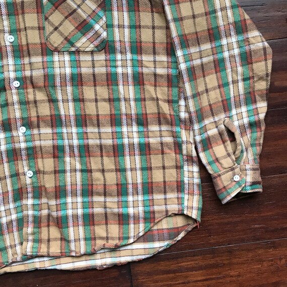 1970 ' s Vintage Big Big Vintage Mac coton Work shirt Extra haut Mens XL USA 777881 1970 ' s Vintage Big Big Vintage Mac coton Work shirt Extra haut Mens XL USA 777881
