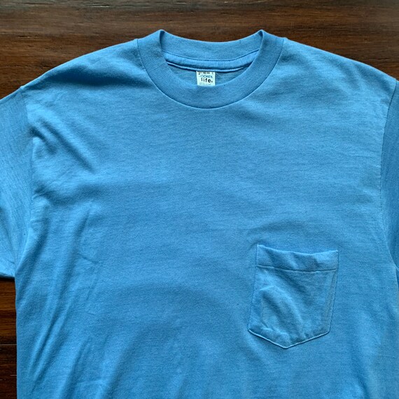 TShirts Vtg Jockey Turquoise Deck Shirt Sz M Pocket T Shirt Clothing