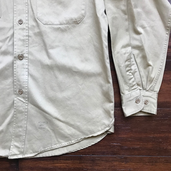 1940's Vintage Penneys Big Mac Army Dress shirt M… - image 6