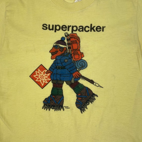 1970's Alpine Designs Super Packer T shirt RARE V… - image 2