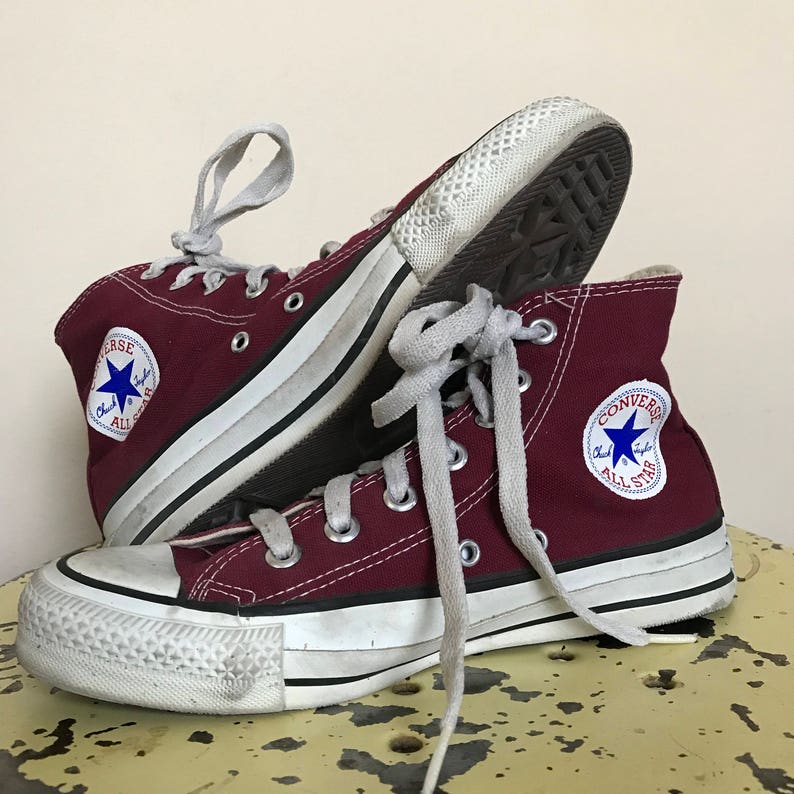 mens maroon converse high tops