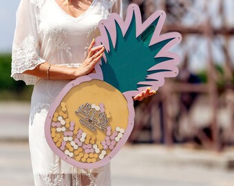 Pineapple Guest Book, Pineapple, Wedding Guest Book, Pineapple Guest Book, Wedding Guest Book Alternative, Pineapple Drop Box, Guest Book