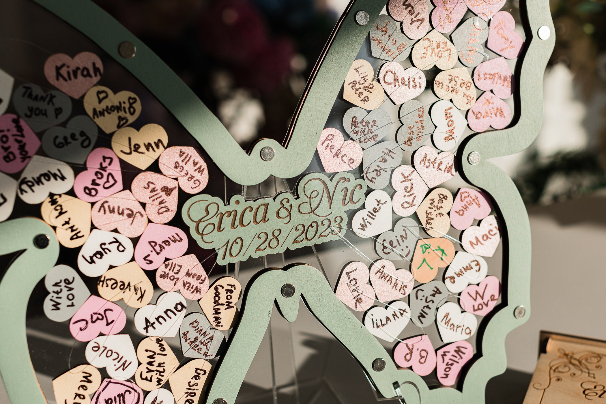 Libro degli ospi personalizzato per matrimonio, libro degli