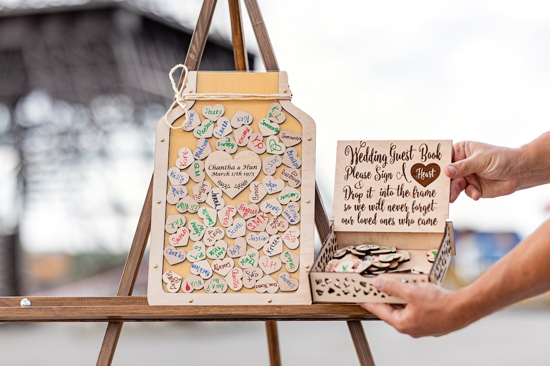 Mason Jar Guest Book, Mason Jar, Custom Guest Book, Guest Books