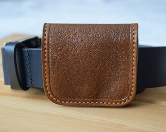 Leather Coin Purse, Belt Pouch