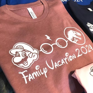 Universal Family Vacation Shirt: Matching Theme Park Tees