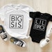 Big Sis Shirt, Lil Bro, Matching Family, Siblings, Brother, Sister, Family tees, unisex, cotton, gift, outfits, new baby, announcement, 